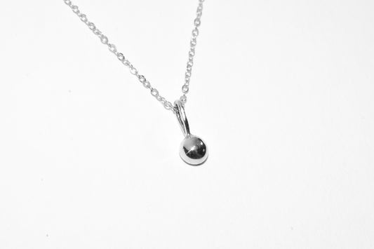 Rainbow Dew Drops Necklace | Handmade Sterling Silver Birthstone Necklace