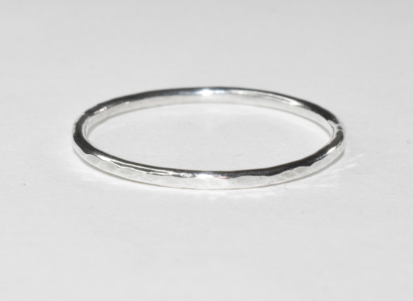 Rippled Water | Sterling Silver Simple Ripple Stacker Ring