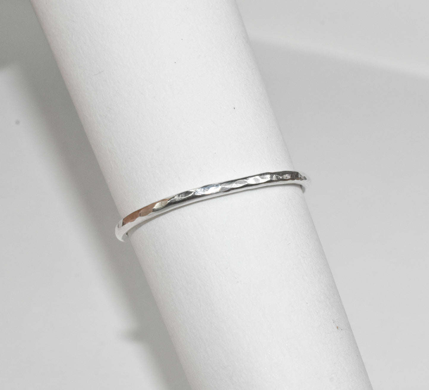 Rippled Water | Sterling Silver Simple Ripple Stacker Ring