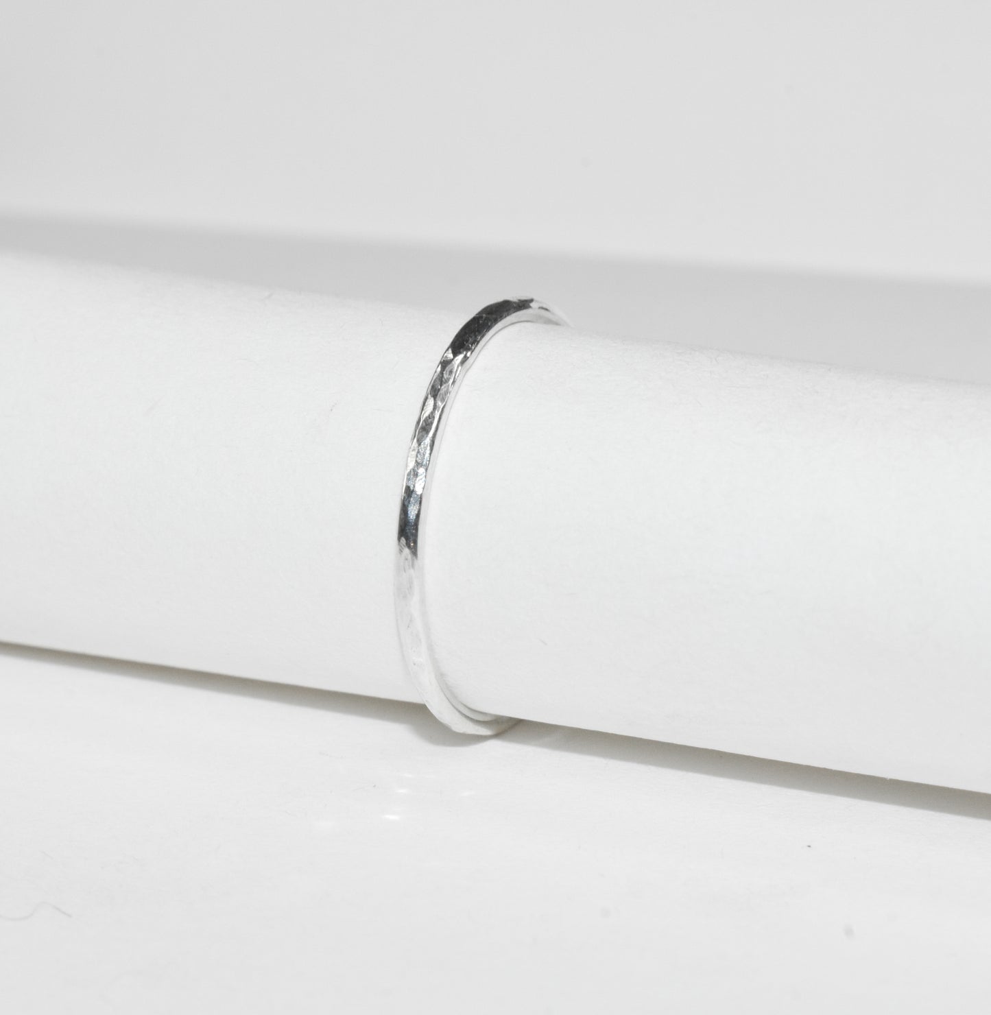 Rippled Water | Sterling Silver Simple Ripple Stacker Ring